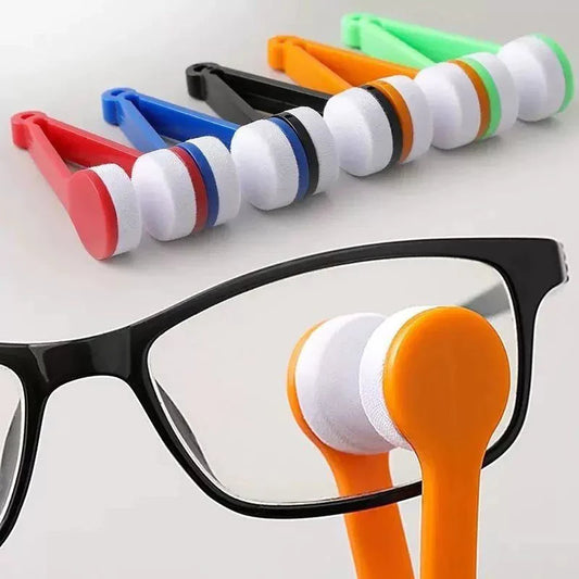2-in-1 Microfiber Glasses Cleaning Brush